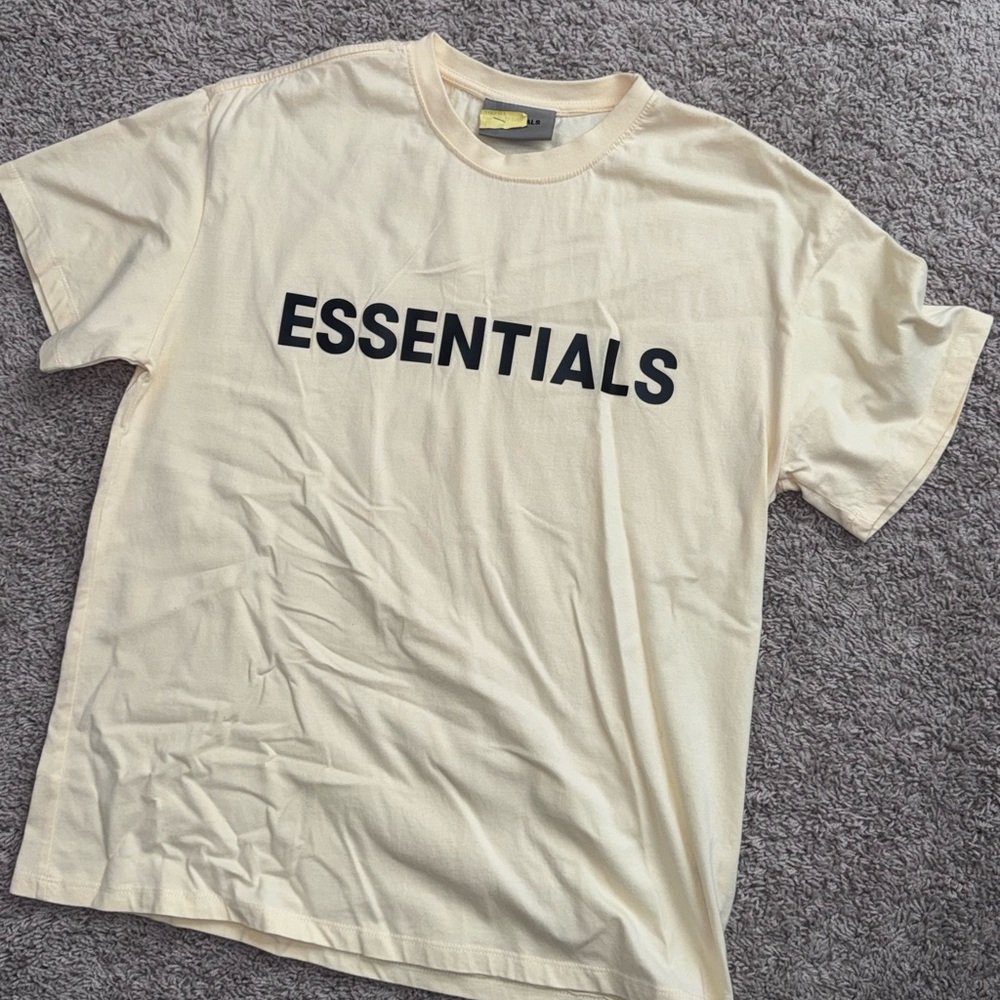 Men’s Cream Logo T-Shirt